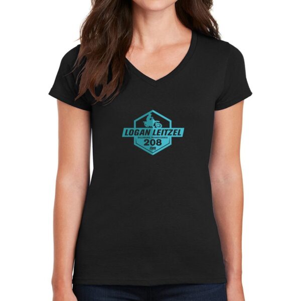 Leitzel Hex Women’s V-Neck T-Shirt - Image 2