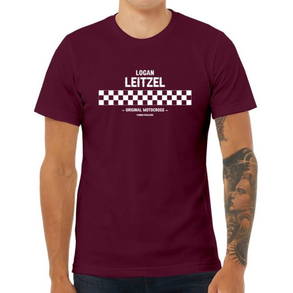 Leitzel Checker Logo Tee - Image 2