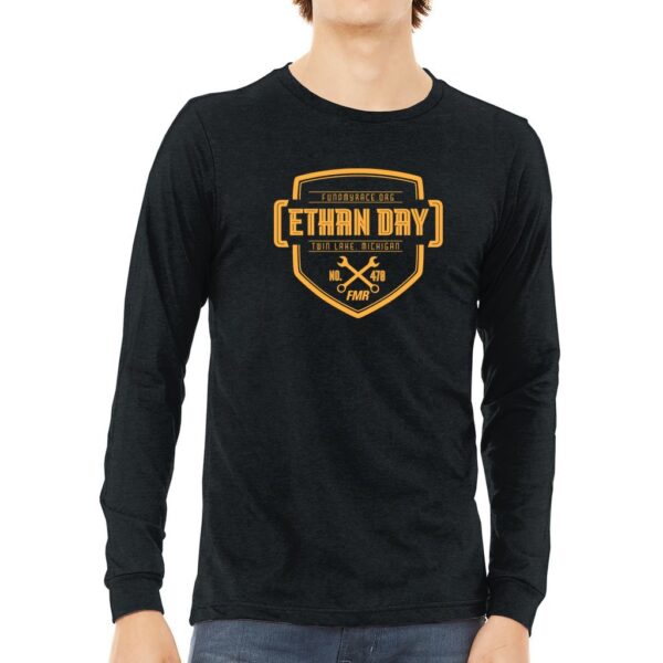 Ethan Day Long Sleeve Badge Tee - Image 2