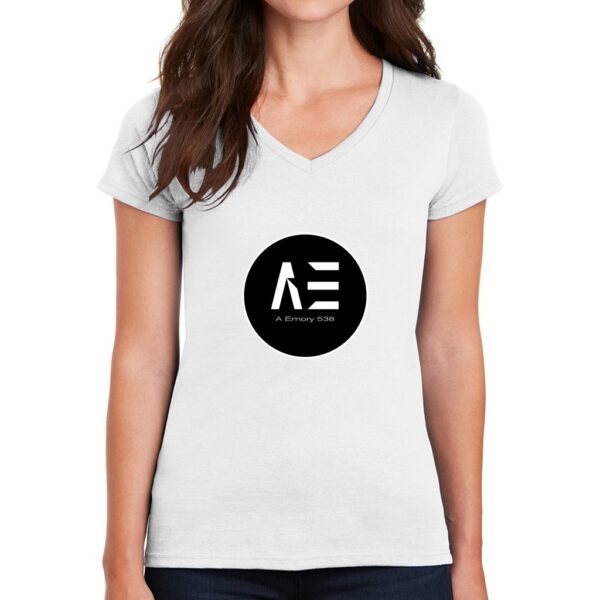 AE538 Women’s V-Neck T-Shirt - Image 2