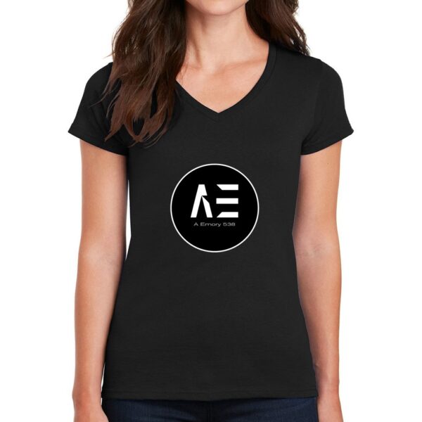 AE538 Women’s V-Neck T-Shirt - Image 3