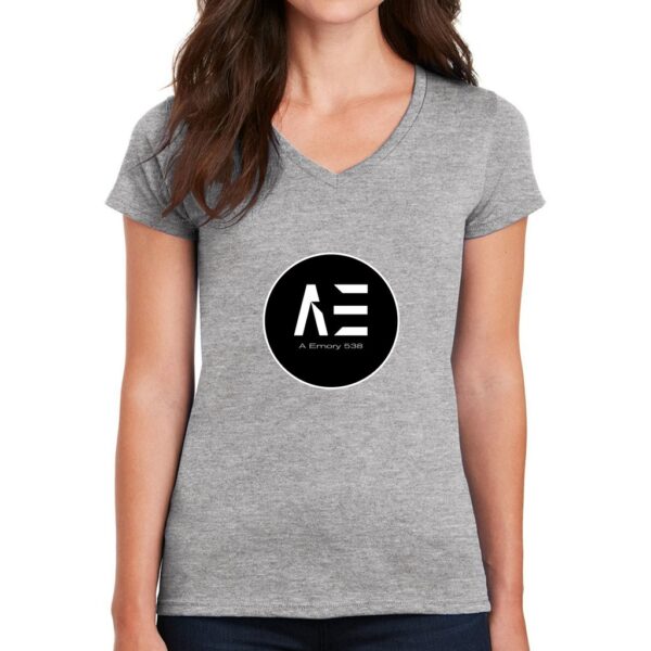 AE538 Women’s V-Neck T-Shirt - Image 4