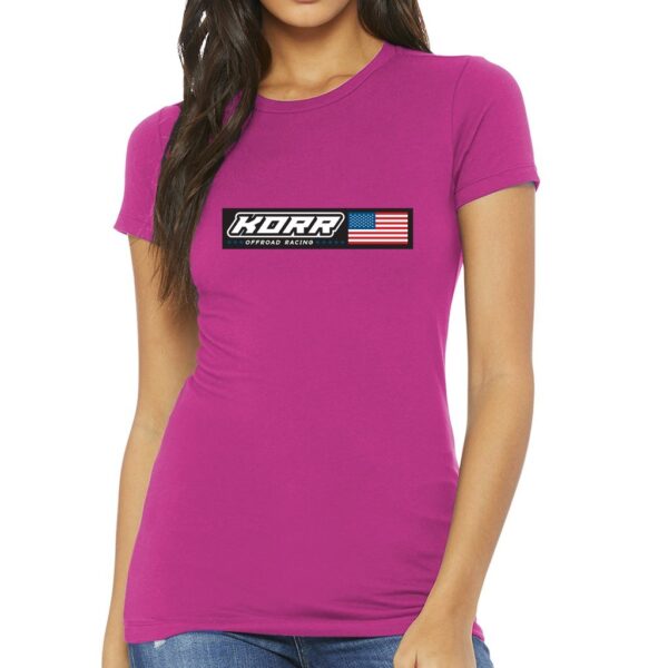 KORR Logo Women's Slim Fit Tee - Image 4