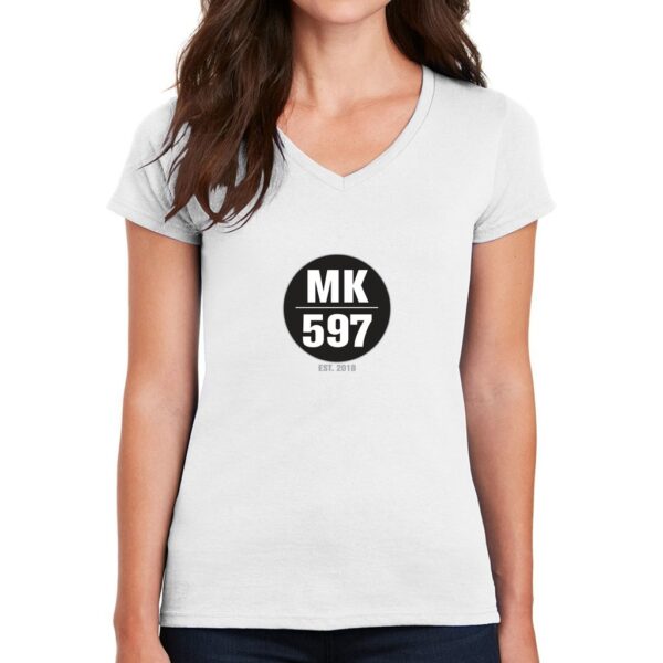 MK597 Women’s V-Neck T-Shirt - Image 2