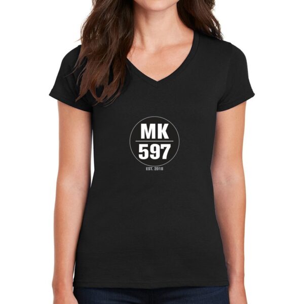 MK597 Women’s V-Neck T-Shirt - Image 3