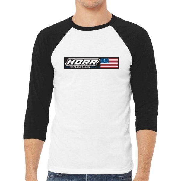 KORR Logo Baseball Tee - Image 2