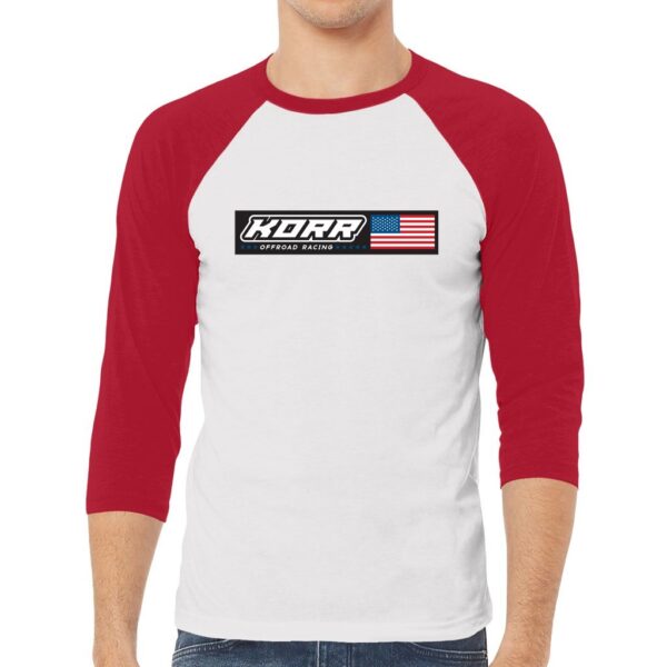 KORR Logo Baseball Tee - Image 4