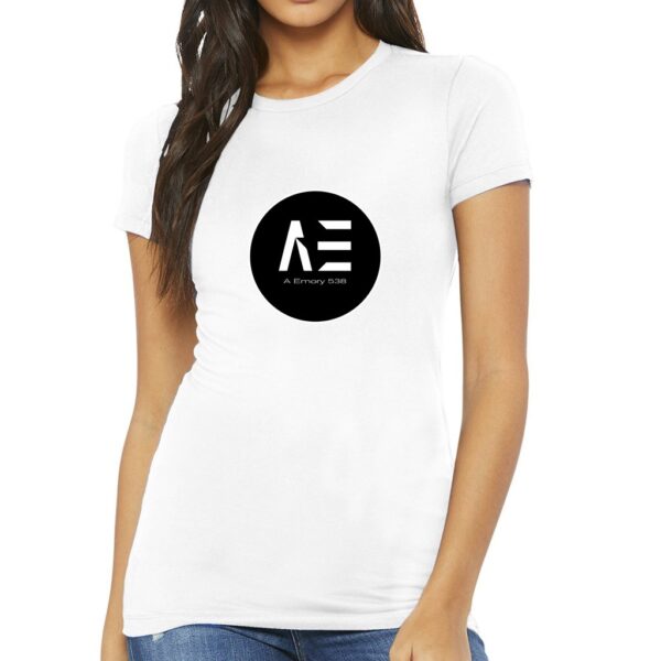 AE538 Women's Slim Fit Tee - Image 4