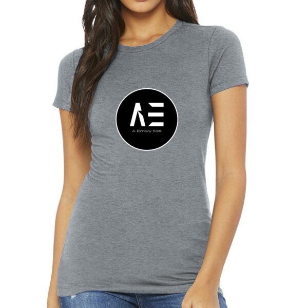 AE538 Women's Slim Fit Tee - Image 2