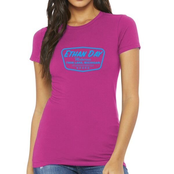 Ethan Day Women's Slim Fit 5 Star Tee - Image 4