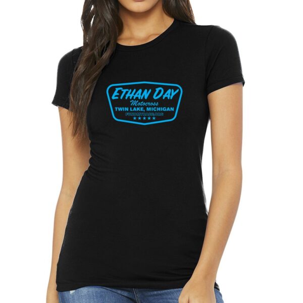 Ethan Day Women's Slim Fit 5 Star Tee - Image 2