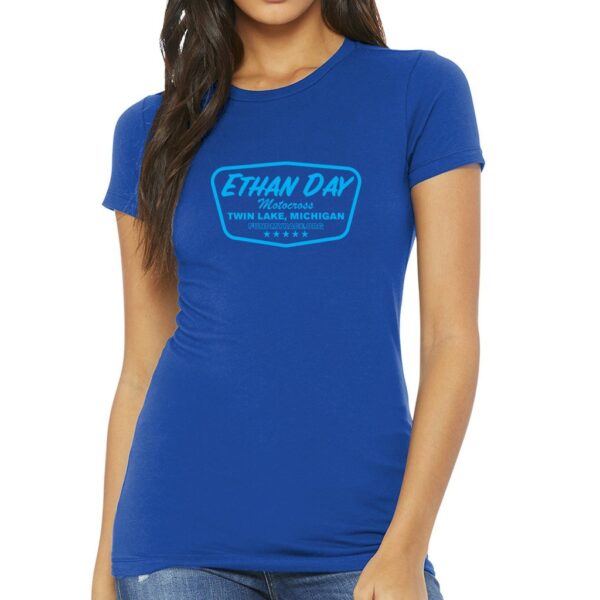 Ethan Day Women's Slim Fit 5 Star Tee - Image 5