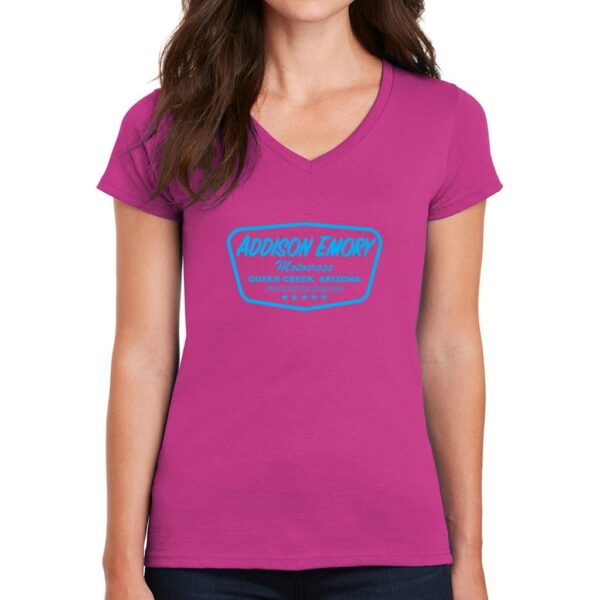 Addison Emory Women’s V-Neck 5 Star Tee
