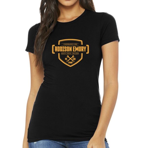 Addison Emory Women's Slim Fit Badge Tee - Image 2