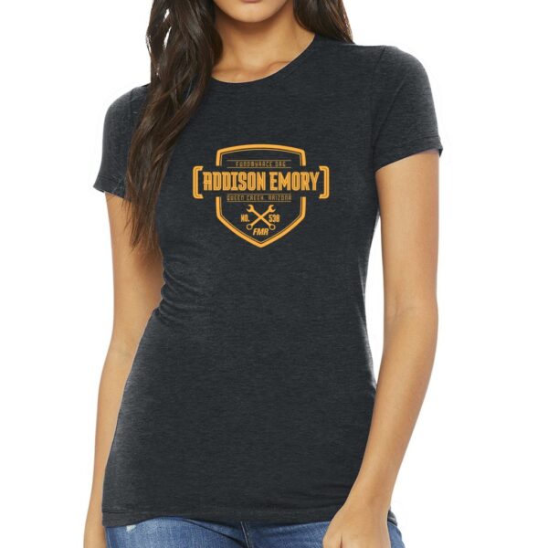 Addison Emory Women's Slim Fit Badge Tee - Image 3