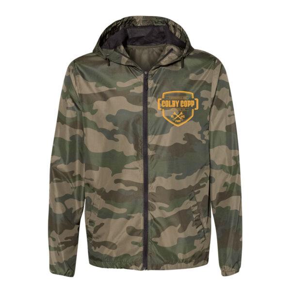 Copp Badge Hooded Windbreaker - Image 4