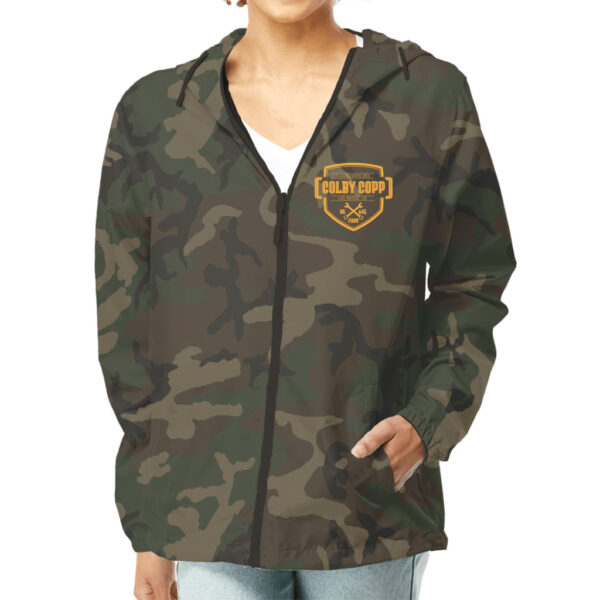 Copp Badge Hooded Windbreaker