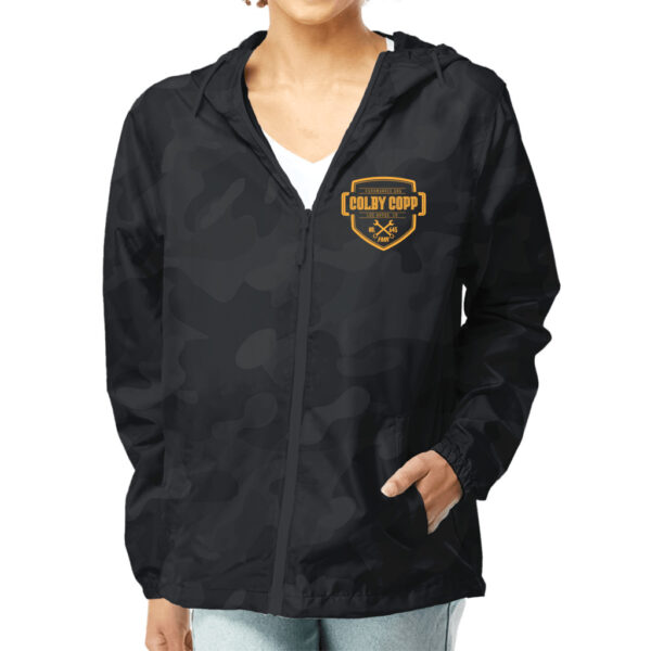 Copp Badge Hooded Windbreaker - Image 2